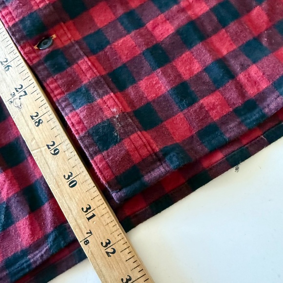 Carhartt Rugged Flex Buffalo Check Relaxed Fit Button up Flannel Shirt Mens XL - Picture 8 of 9